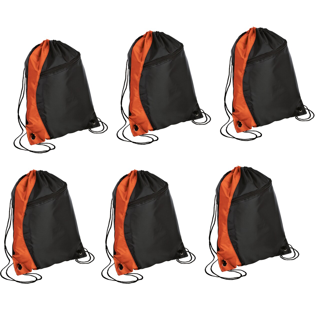 Waterproof Cinch Pack Bag | Polyester Drawstring Pocket Waterproof Foldable Storage Bag | Durable Bulk Sport Gym School Travel Pull Bag | 17.75"h x 14.5"w | Portable For Beach Casual Outdoor Sport | Raheev